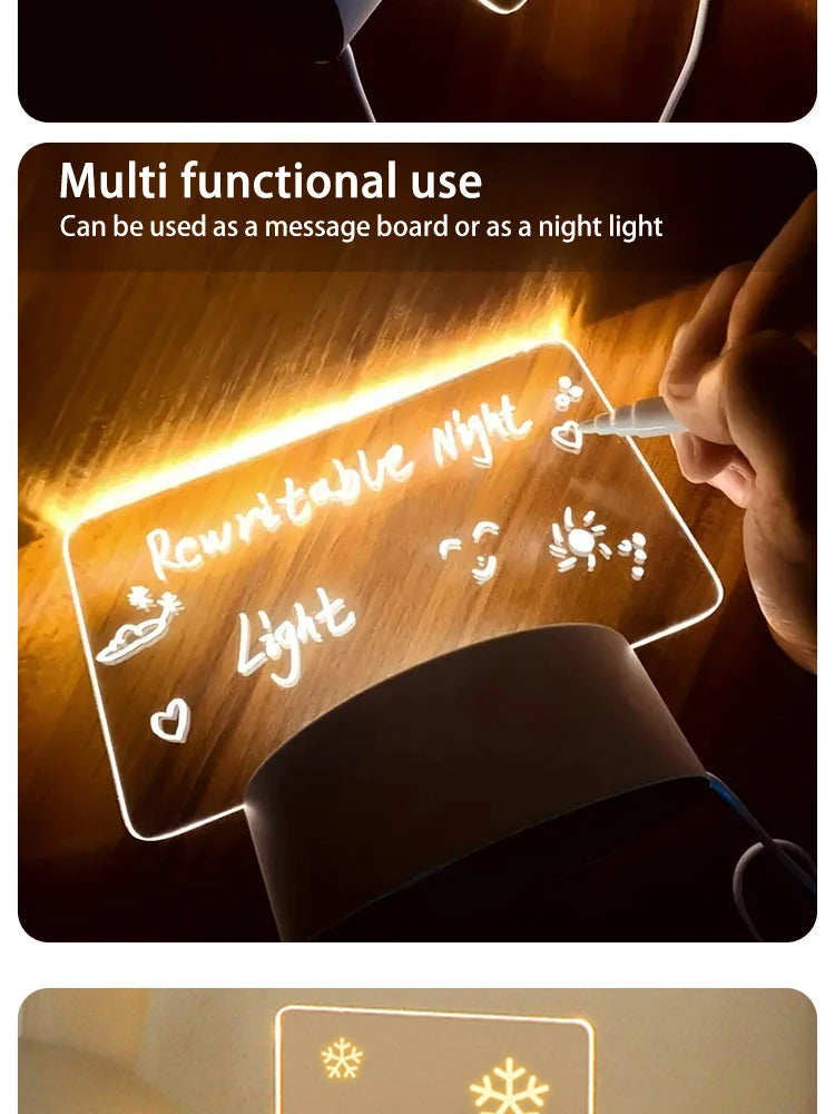 Creative LED Writing Board Notepad